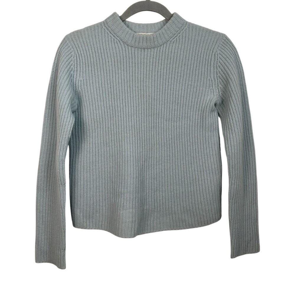 Vince Light Blue Crewneck Knit Sweater
